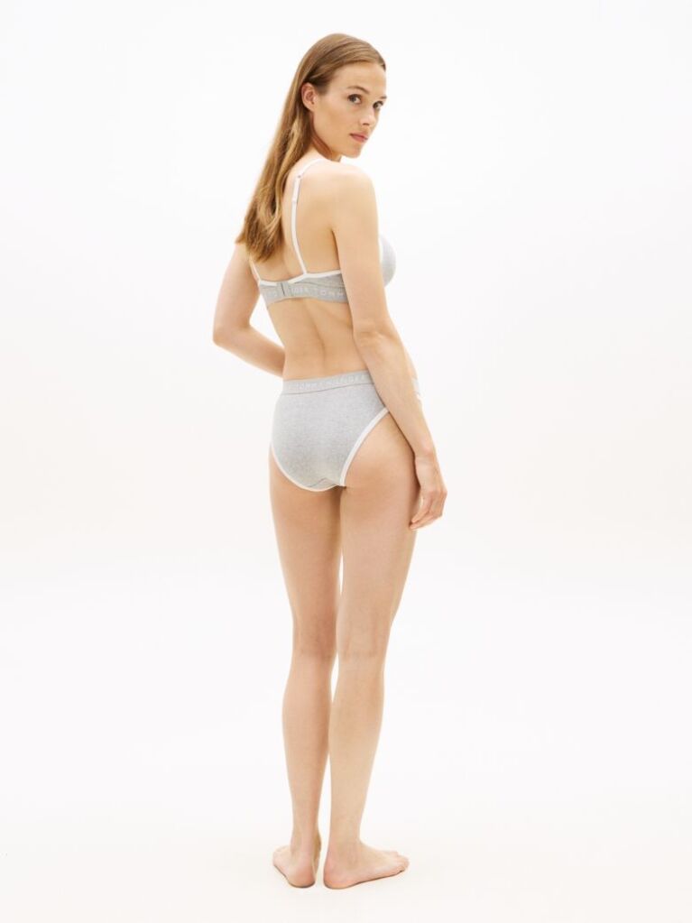 Grey Heritage Logo Ribbed Briefs  Women