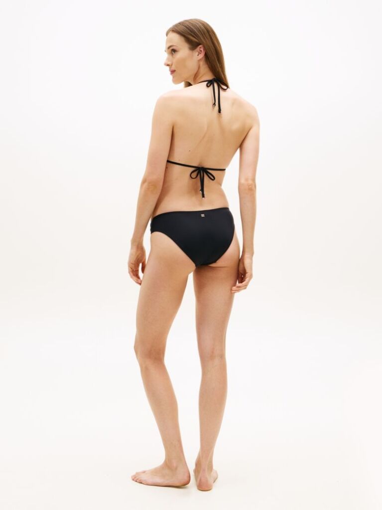 Black Tortoiseshell Ring Slim Classic Bikini Bottoms  Women
