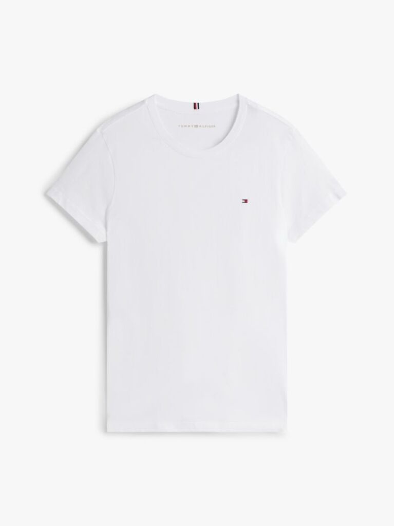 White Heritage Crew Neck T-Shirt  Women