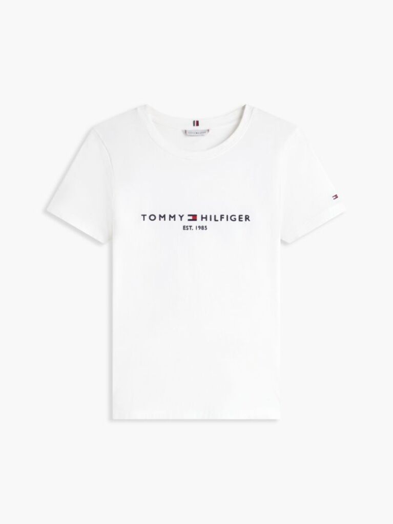 White Organic Cotton Logo T-Shirt  Women