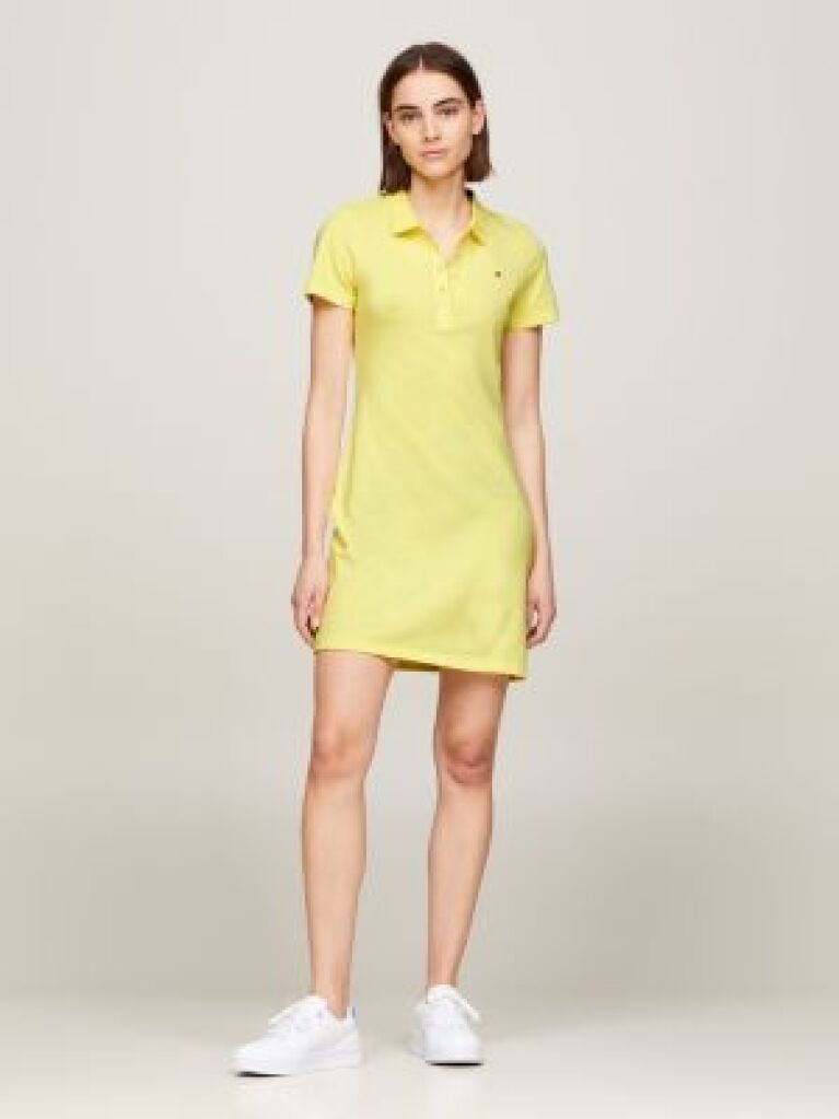 Yellow 1985 Collection Slim Fit Polo Dress  Women