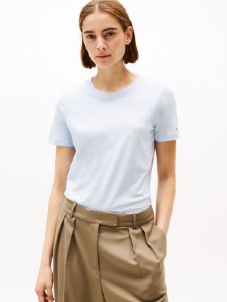 Blue Logo Crew Neck T-Shirt  Women