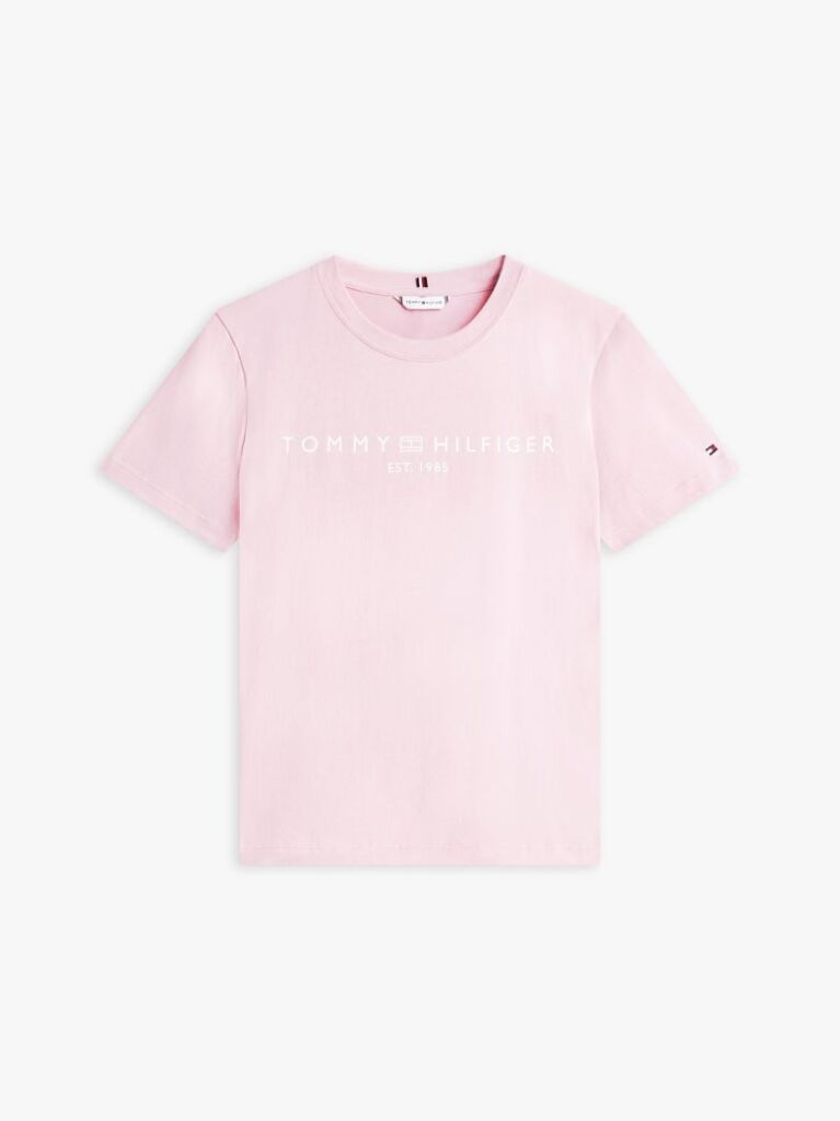 Pink Logo Crew Neck T-Shirt  Women