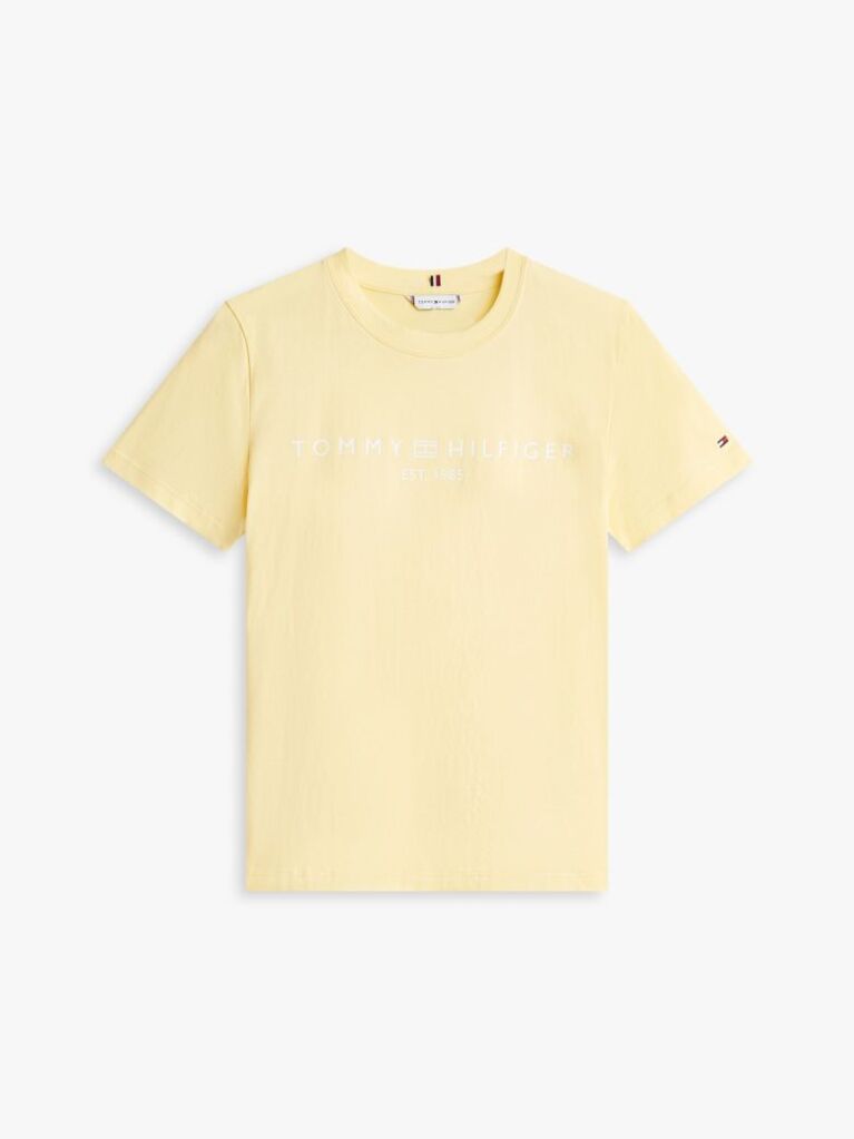 Yellow Logo Crew Neck T-Shirt  Women