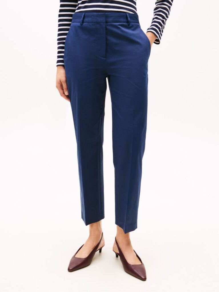 Μπλε Slim Παντελόνι Chinos  Γυναίκες