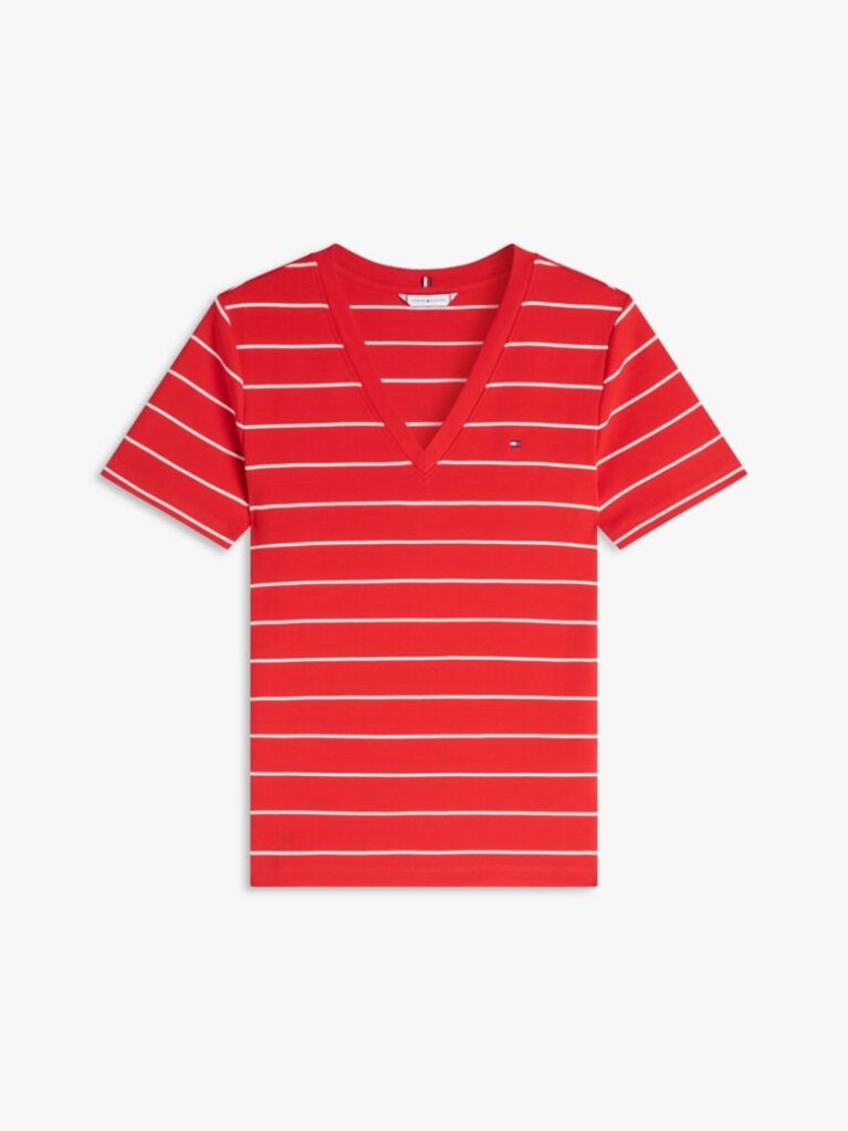 Multi V-Neck Slim Fit T-Shirt  Women