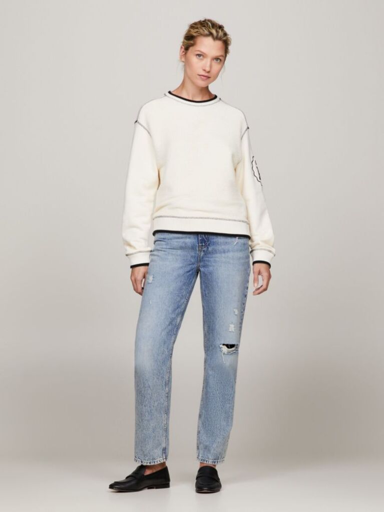 Denim Ψηλόμεσο Τζιν Σε Ίσια Γραμμή  Γυναίκες
