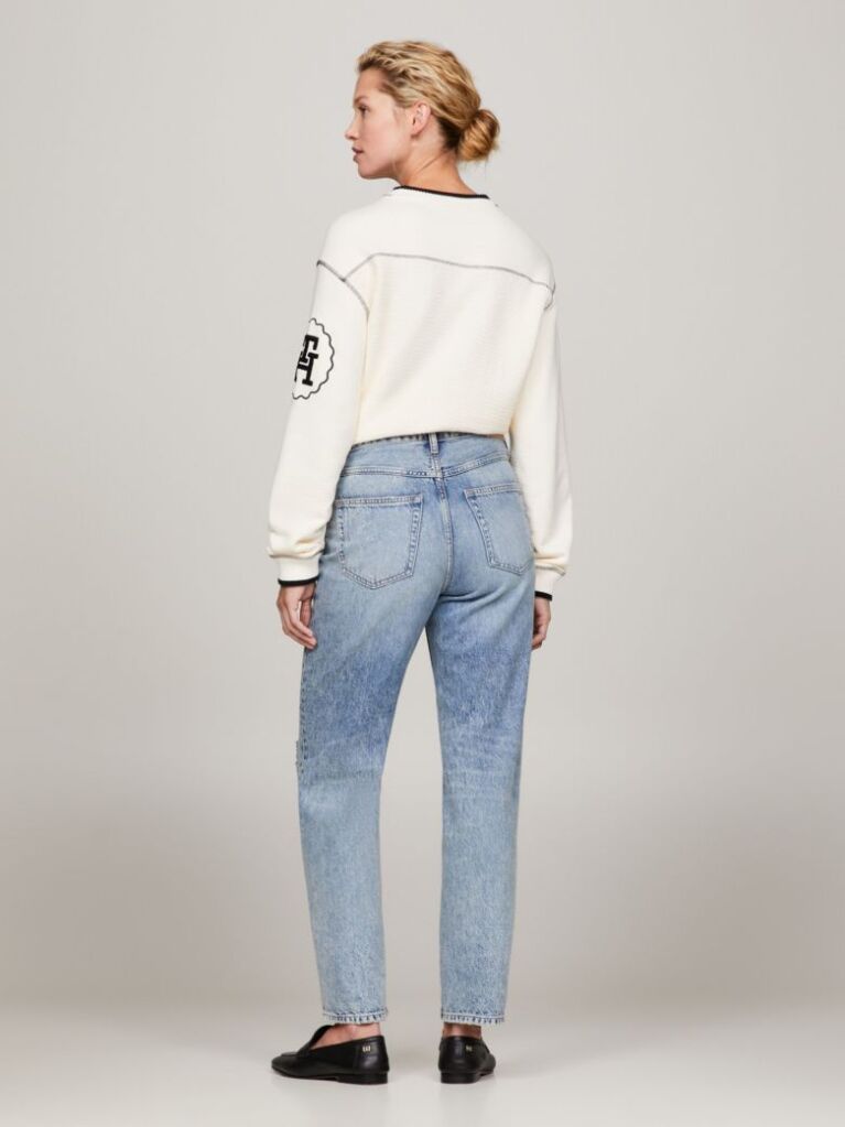 Denim Ψηλόμεσο Τζιν Σε Ίσια Γραμμή  Γυναίκες