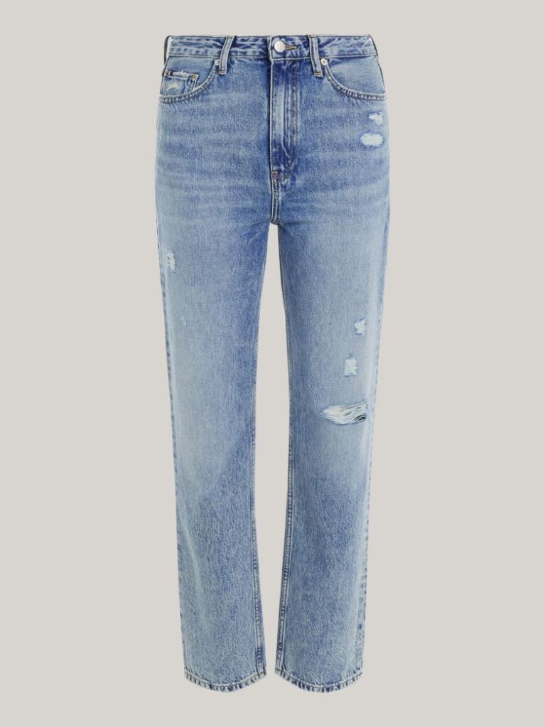 Denim Ψηλόμεσο Τζιν Σε Ίσια Γραμμή  Γυναίκες
