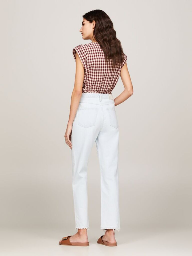 Denim Classics High Rise Fitted Straight Jeans  Women