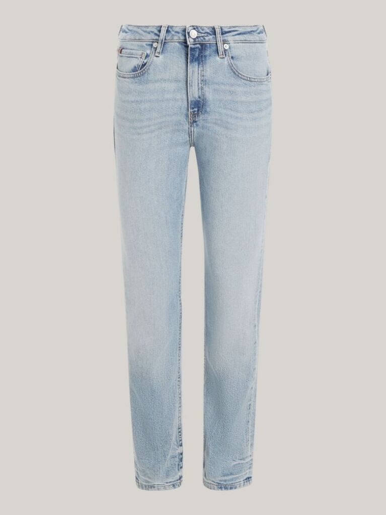 Denim High Rise Slim Faded Cigarette Jeans  Women