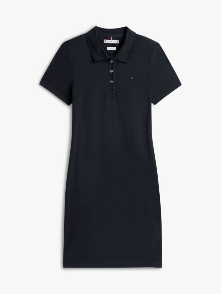 Blue 1985 Slim Pique Polo Dress  Women