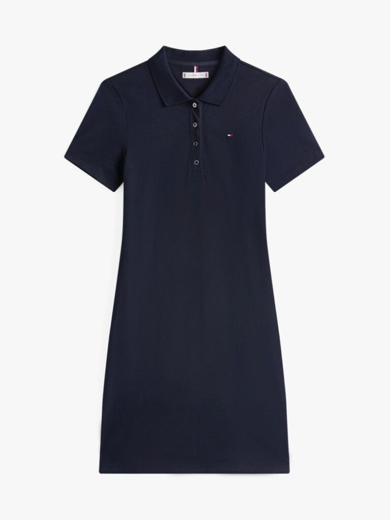 Blue 1985 Slim Pique Polo Dress  Women
