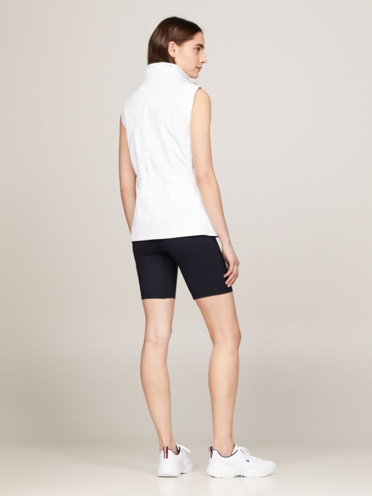 White Sport Hilfiger Monotype Waisted Vest  Women