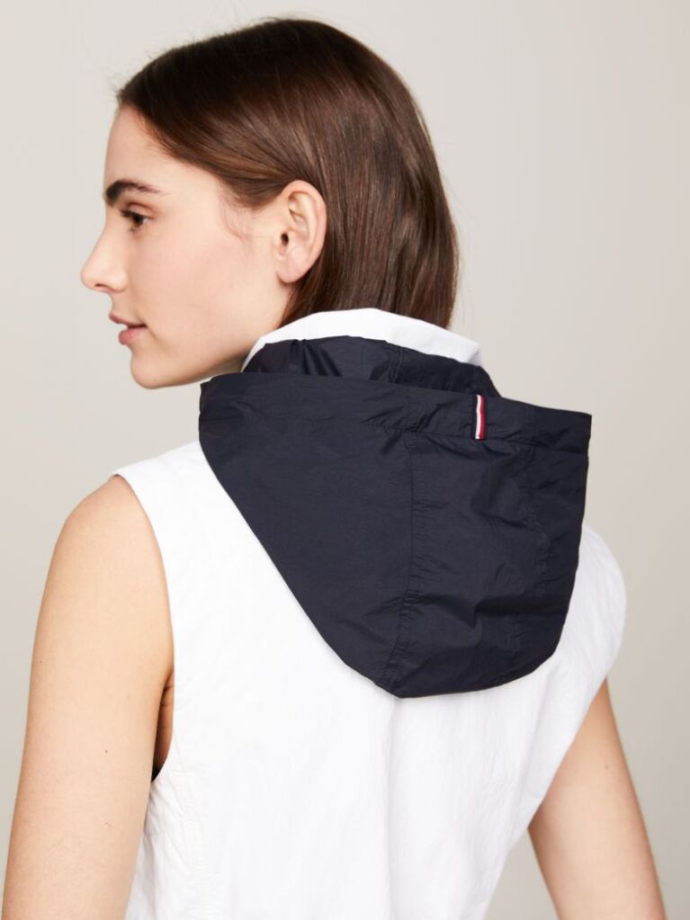 White Sport Hilfiger Monotype Waisted Vest  Women