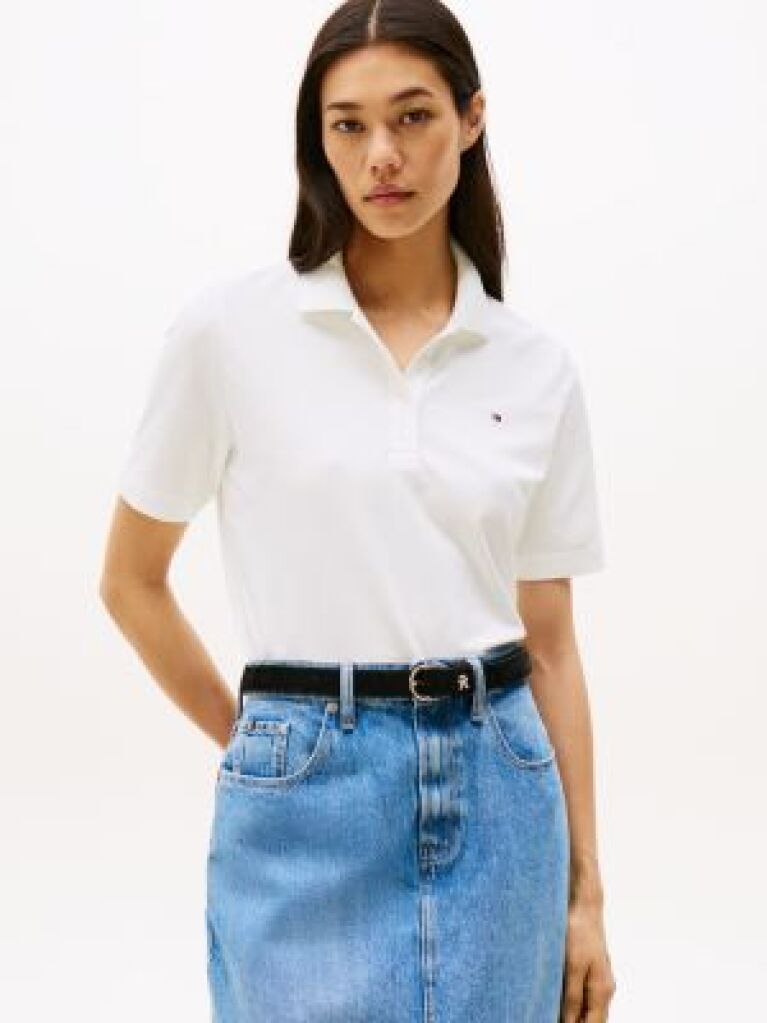 White 1985 Collection Regular Fit Polo Shirt  Women