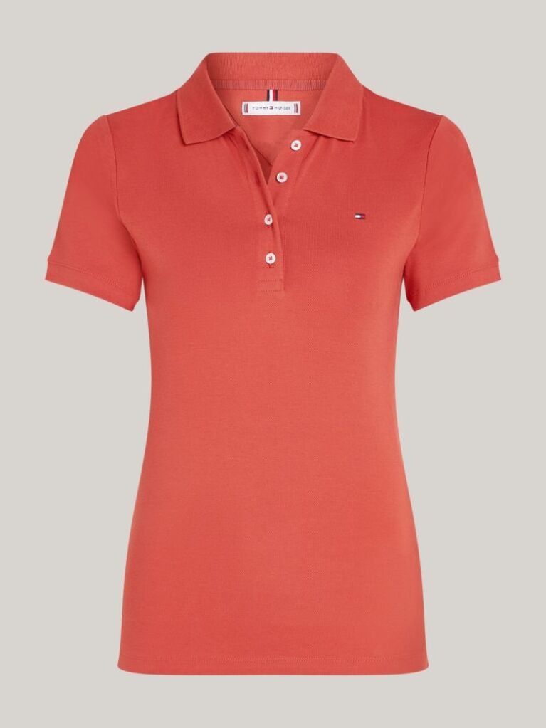 Κόκκινο 1985 Collection Slim Πόλο Μπλούζα  Γυναίκες