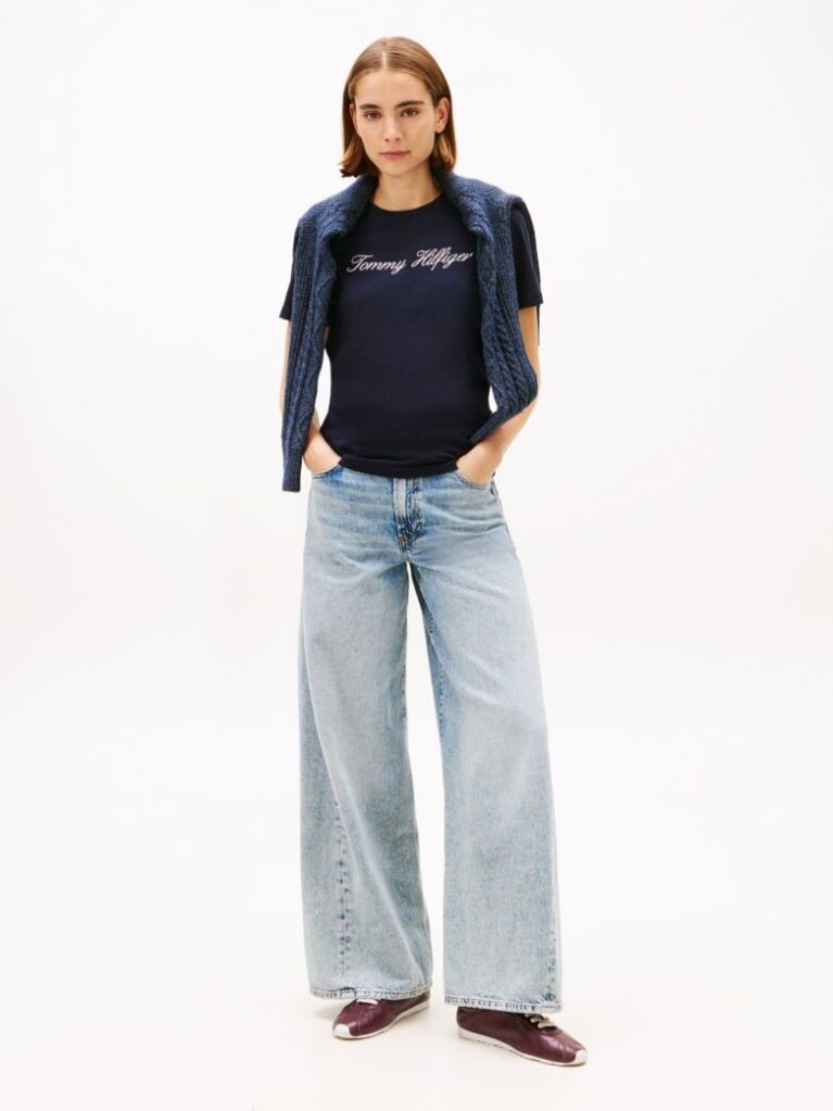 Blue Logo T-Shirt  Women