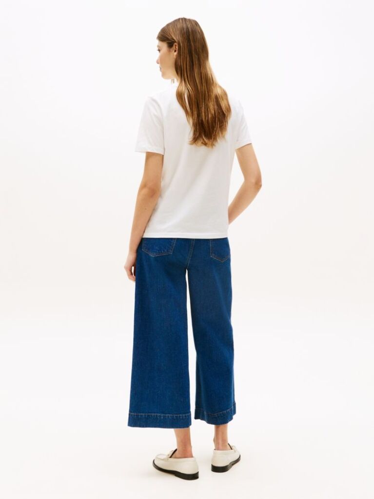 White Logo T-Shirt  Women