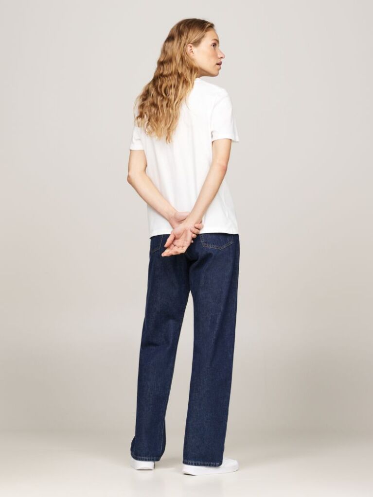 White Logo T-Shirt  Women