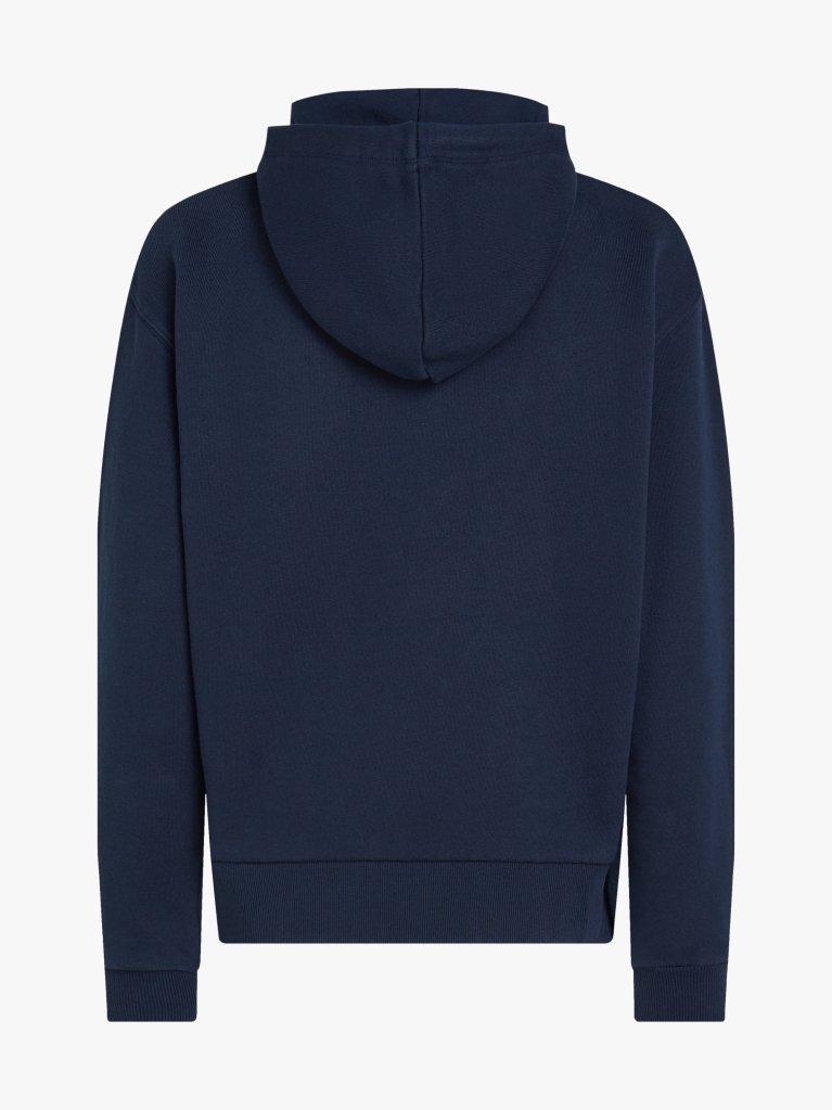 Μπλε Hoody Με Κεντητό Λογότυπο  Γυναίκες