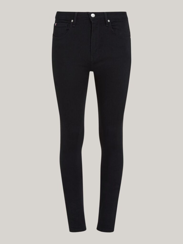 Black Como Black Mid Rise Skinny Jeans  Women