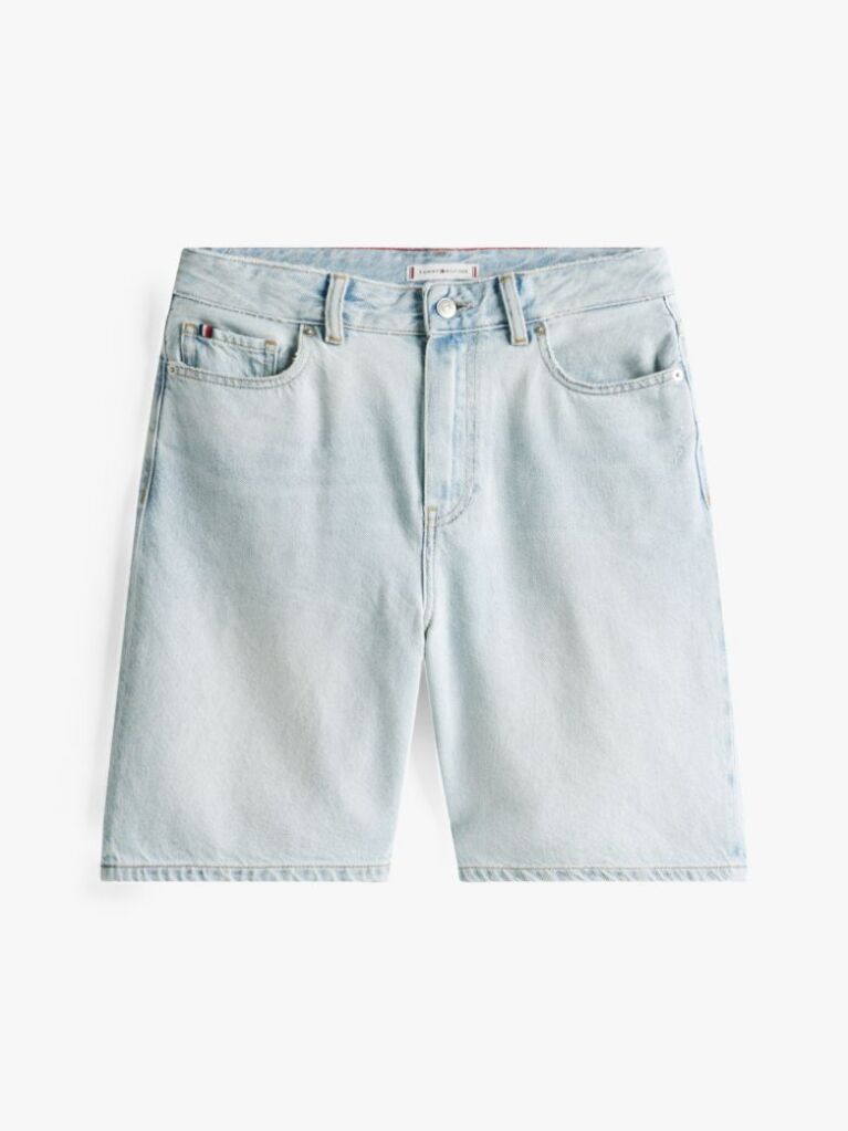 Μπλε Άνετη Denim Βερμούδα  Γυναίκες