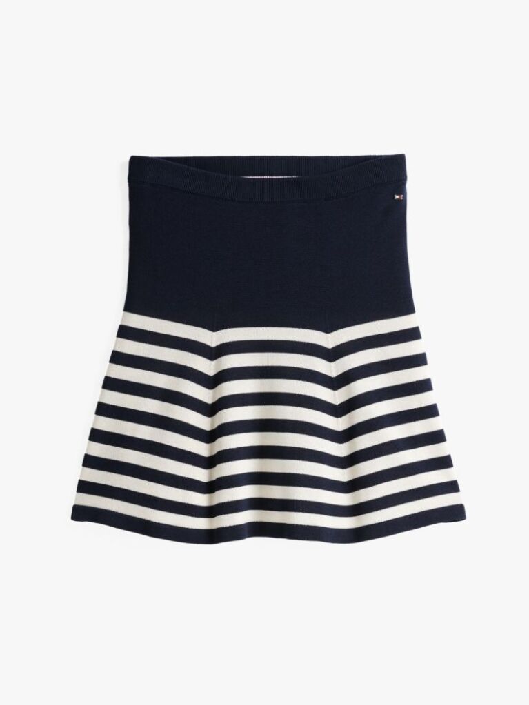 Multi Flared Mini Skirt With Silk  Women