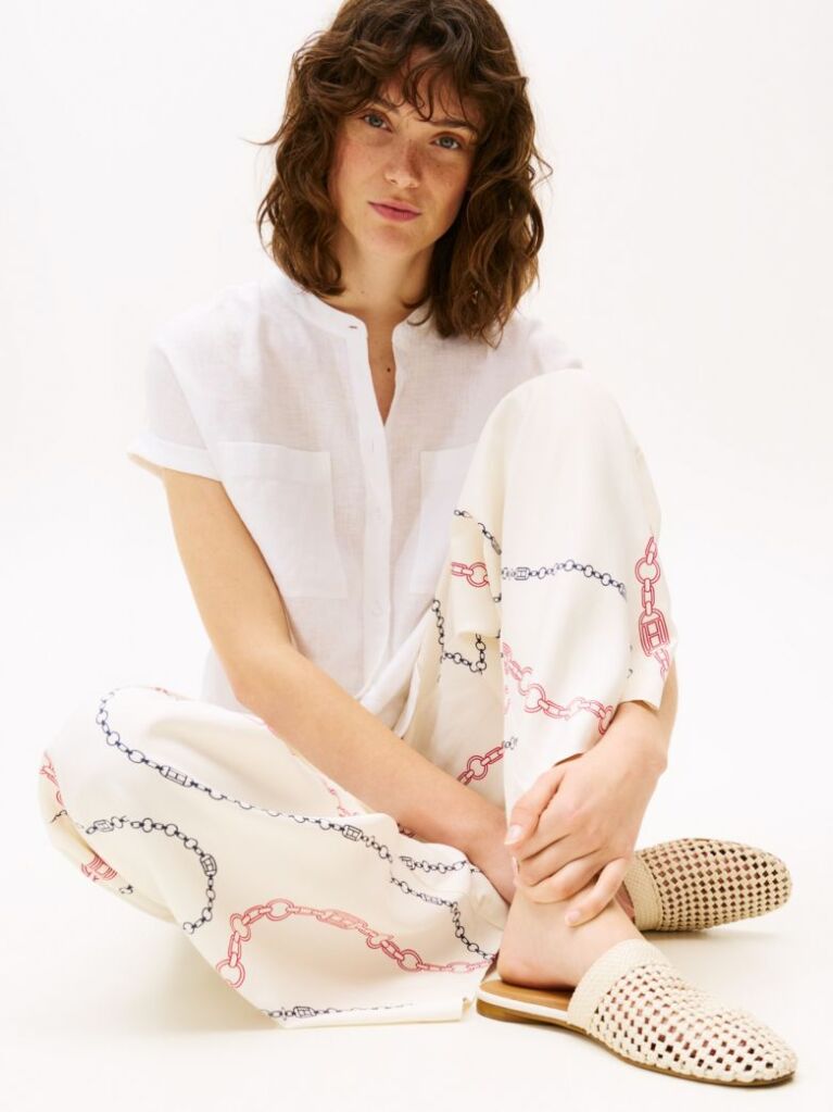 Multi Loose Pull-On Trousers  Women
