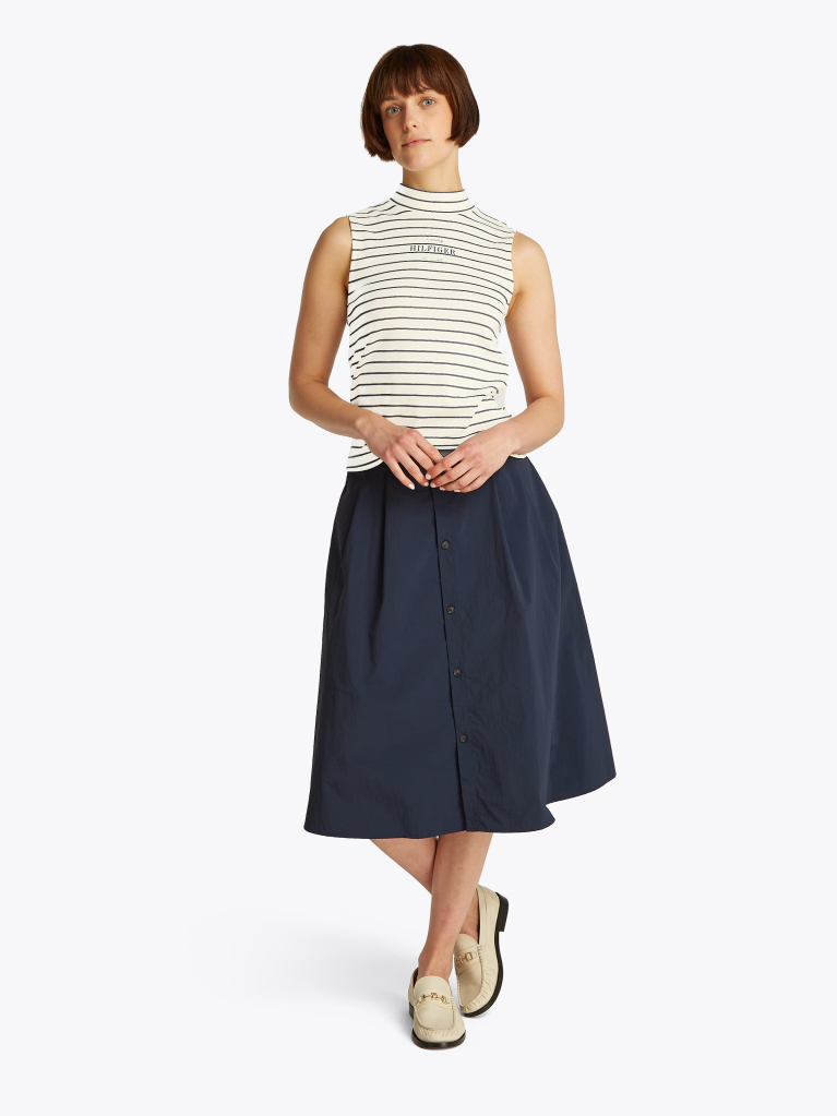 Multi Slim Fit Stripe Top  Women