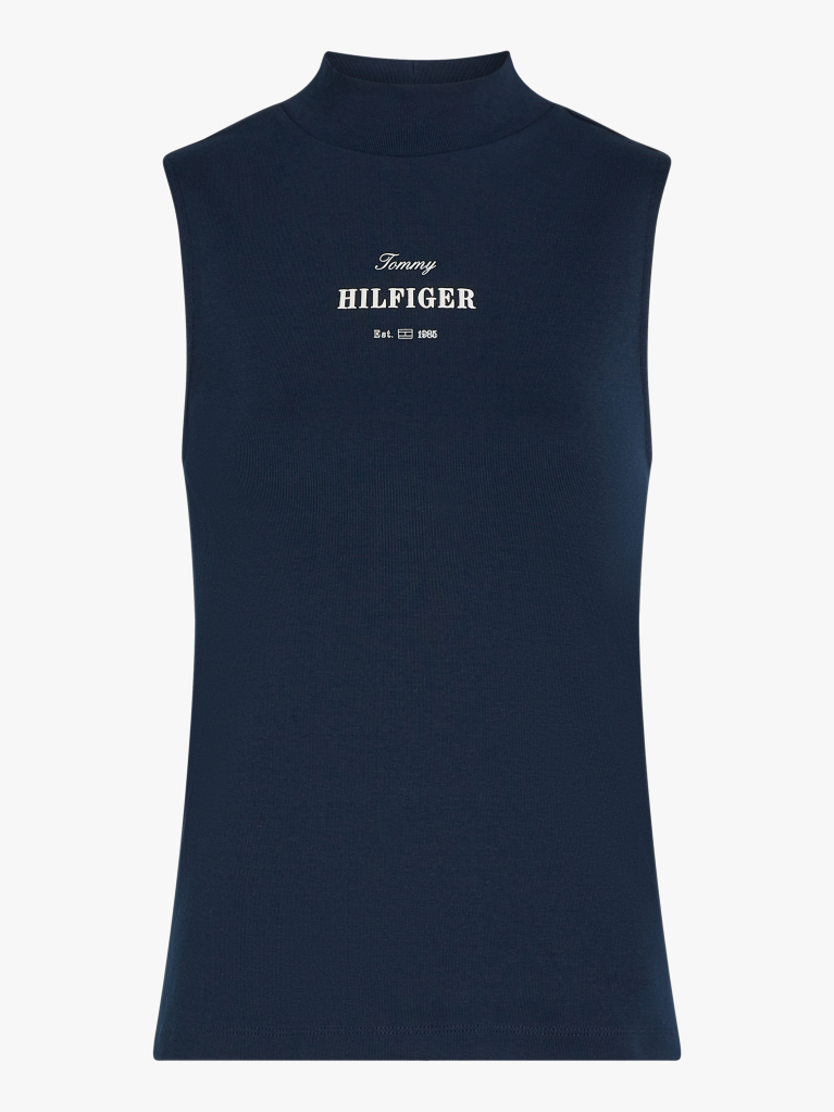 Blue Slim Fit Stripe Top  Women