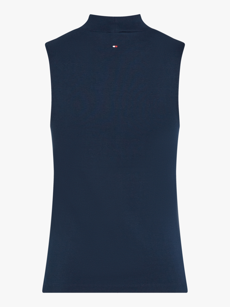 Blue Slim Fit Stripe Top  Women
