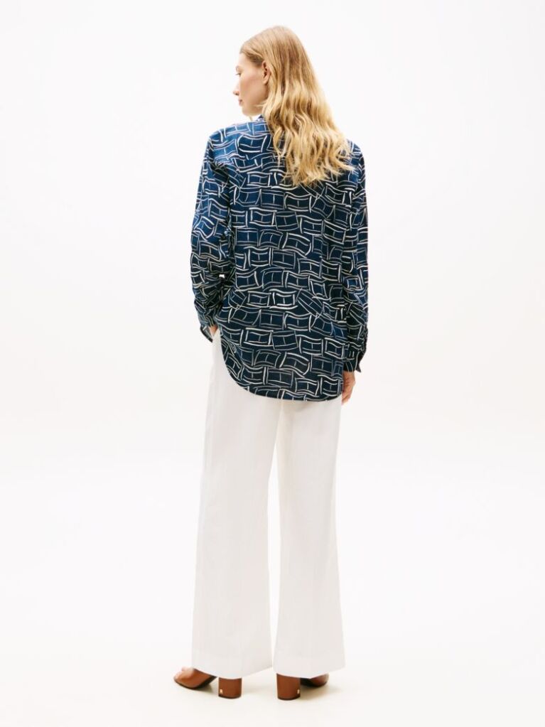 Multi Regular Fit Linen Shirt  Women