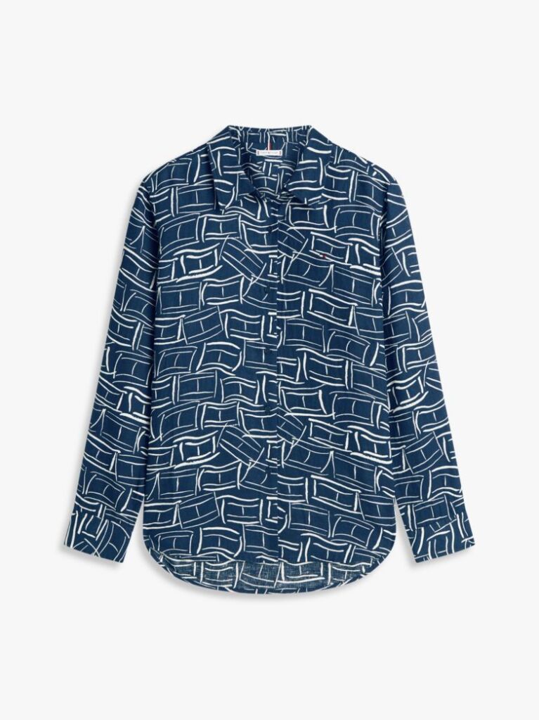 Multi Regular Fit Linen Shirt  Women