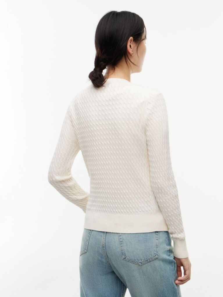 Μπεζ Πουλόβερ Με Cable Πλέξη  Γυναίκες