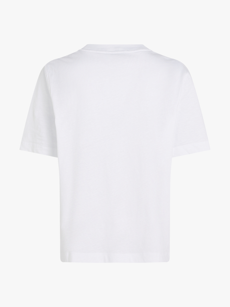 Άσπρο T-Shirt Με Λογότυπο  Γυναίκες