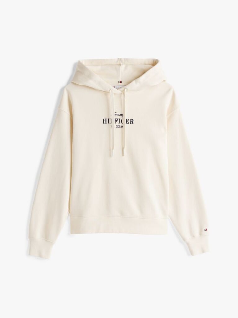 Μπεζ Hoody Με Κεντητό Σημαιάκι  Γυναίκες
