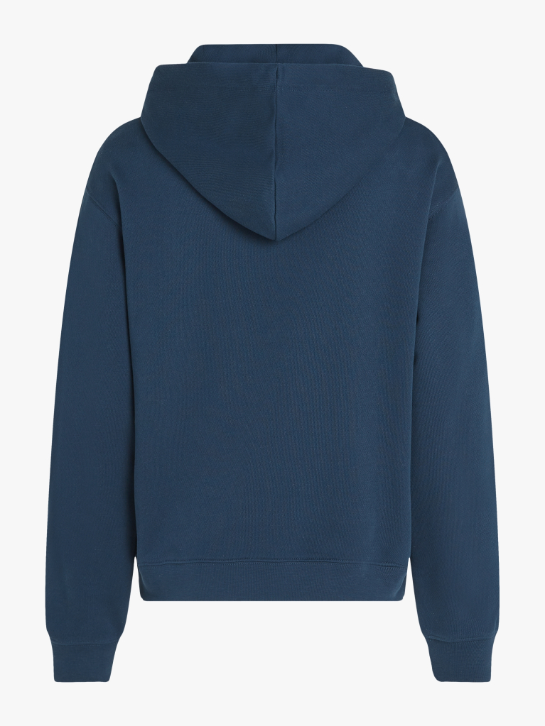 Μπλε Hoody Με Κεντητό Σημαιάκι  Γυναίκες