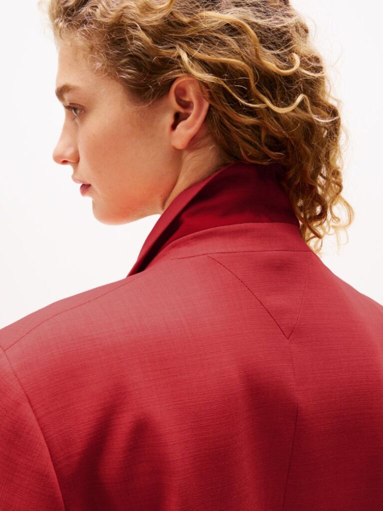Red The Sofia Capsule Double Breasted Blazer  Women