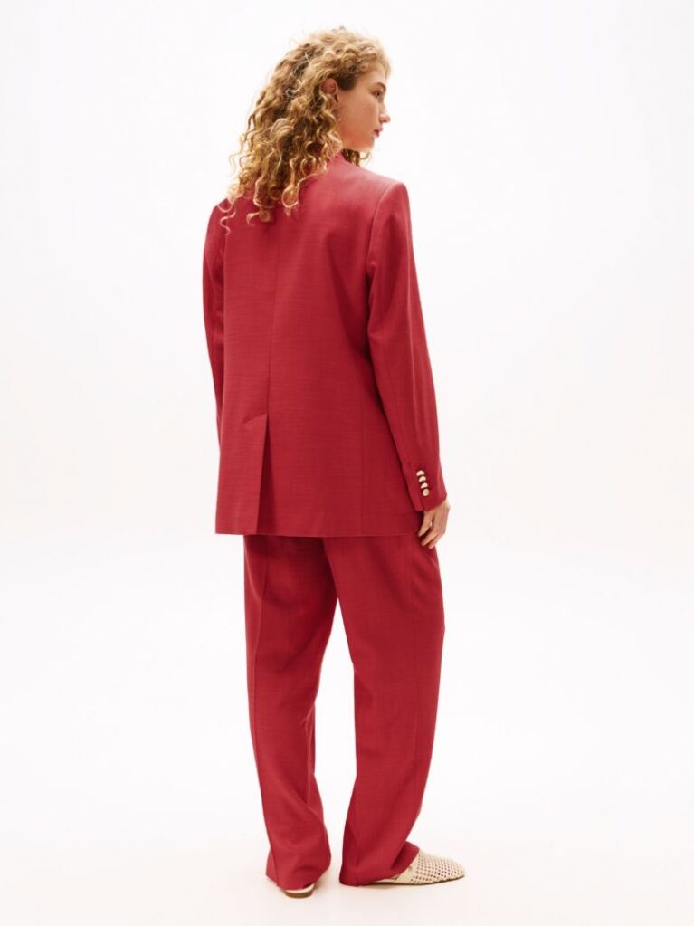 Red The Sofia Capsule Double Breasted Blazer  Women