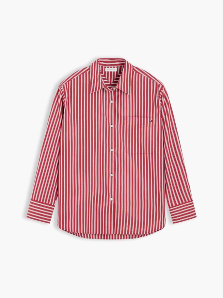 Multi Oversized Fit Poplin Shirt  Women
