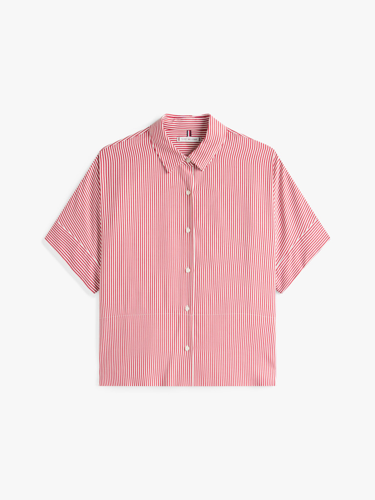 Multi Flag Short Sleeve Shirt  Women
