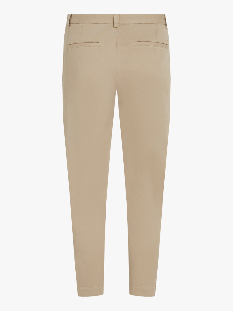 Beige Slim Fit Chinos  Women