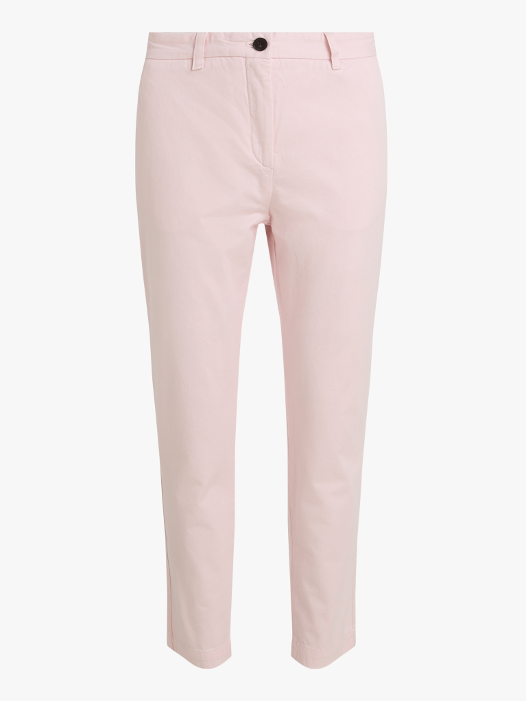 Pink Slim Fit Chinos  Women