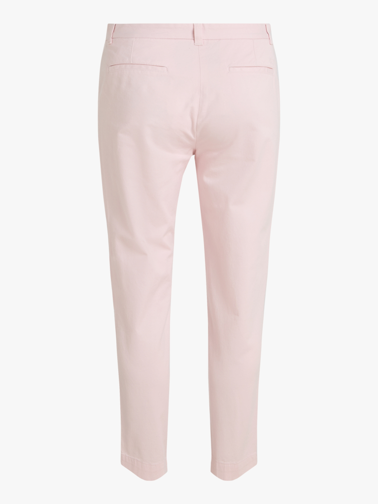 Pink Slim Fit Chinos  Women