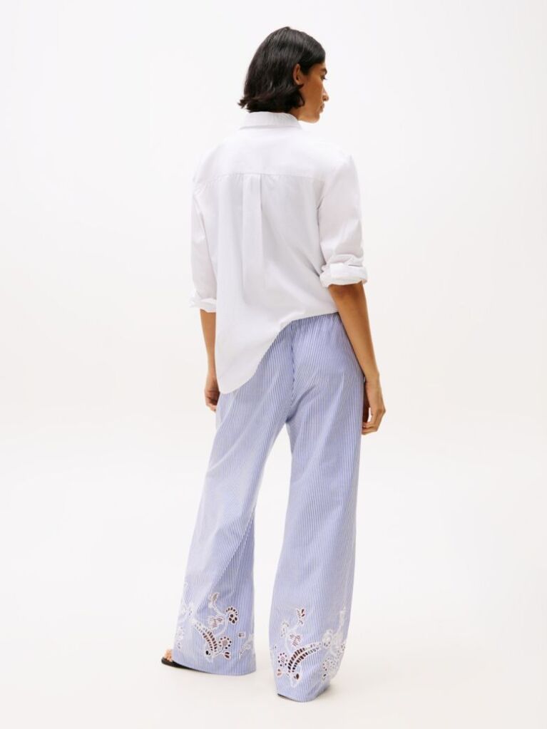 Multi Broderie Anglaise Loose Trousers  Women