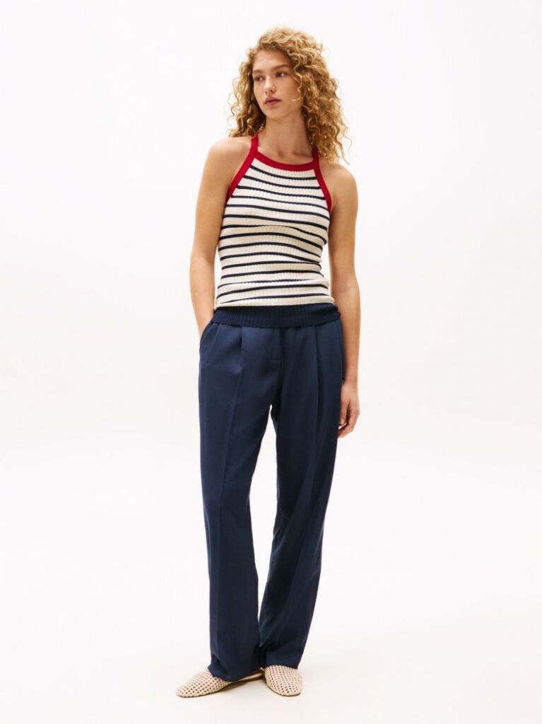 Multi The Sofia Capsule Slim Sleeveless Knit Top  Women