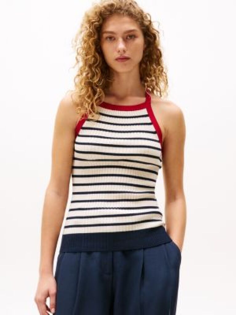 Multi The Sofia Capsule Slim Sleeveless Knit Top  Women