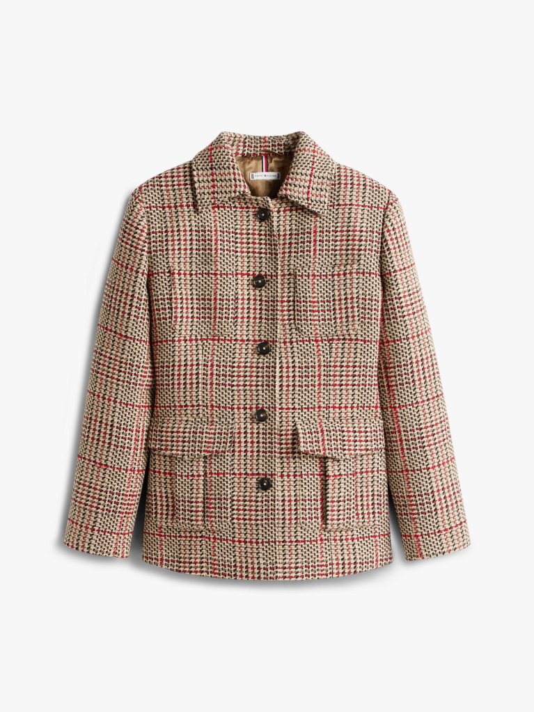 Multi Regular Fit Tweed Single Breasted Blazer  Women