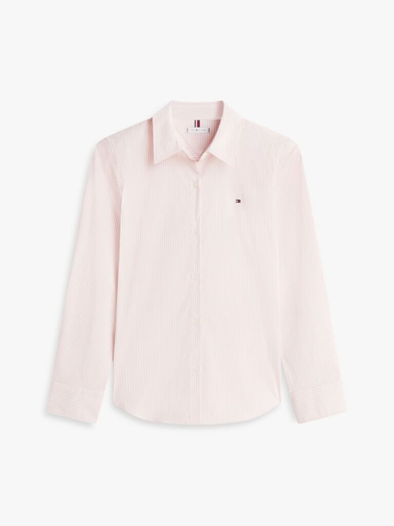 Pink Regular Fit Poplin Shirt  Women